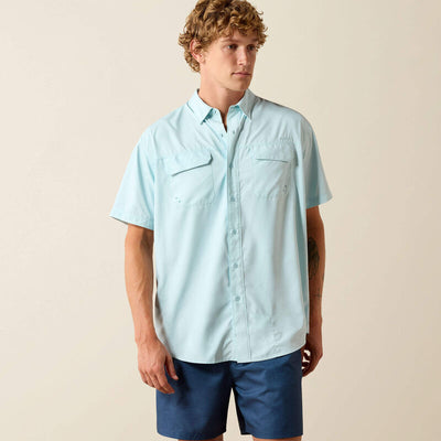 Chemise Outbound Bleu Lumineux | Confort et Style Premium