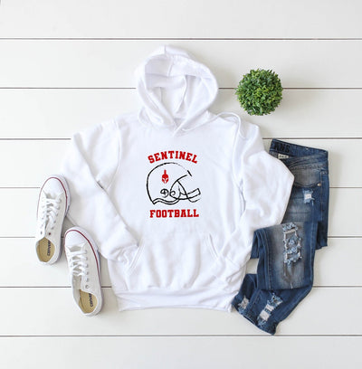 Sentinel Football Helmet Hoodie