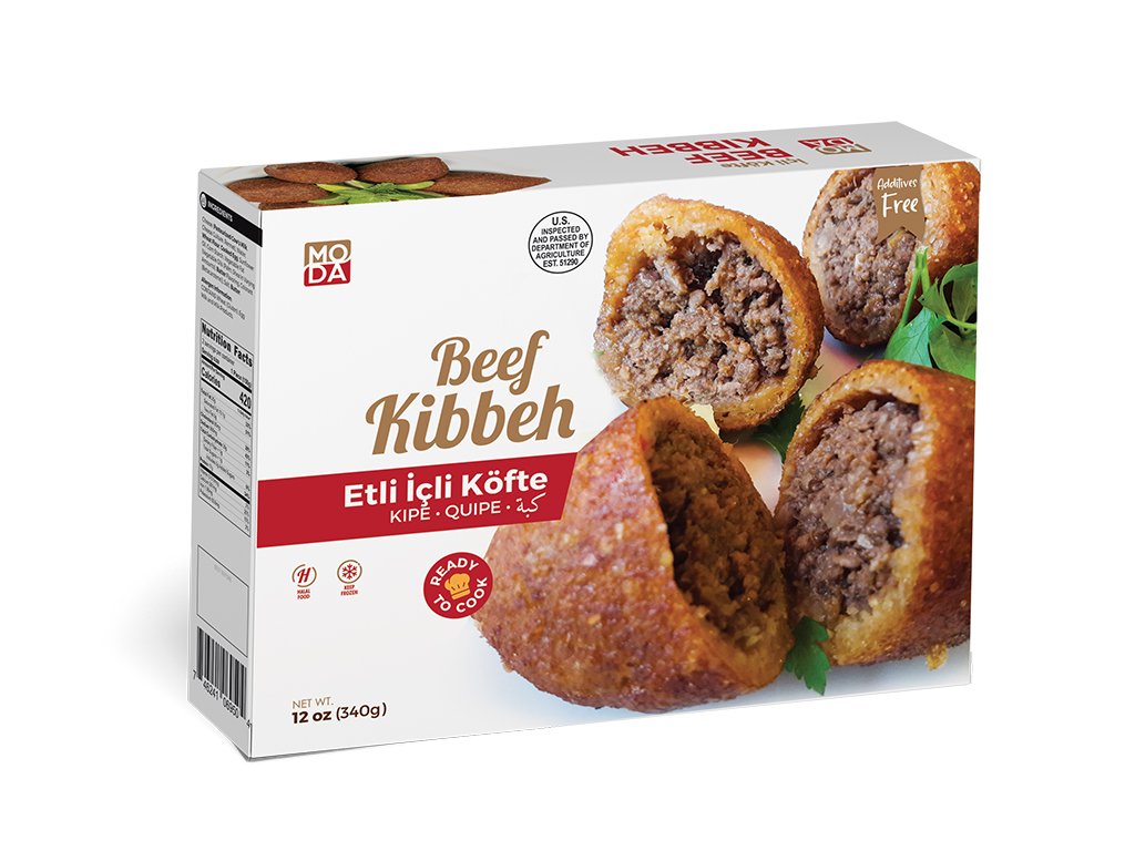 Moda Icli Köfte (Kibbeh) con carne de res – 5 piezas (12 oz / 340 g)