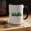 Christmas Cat Mama Accent Coffee Mug - 11oz & 15oz
