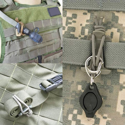 Molle Backpack Buckle Carabiner Clips - Outdoor Gear