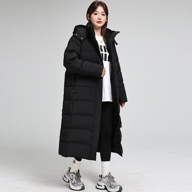 Premium Waterproof Down Jacket with Fur Collar