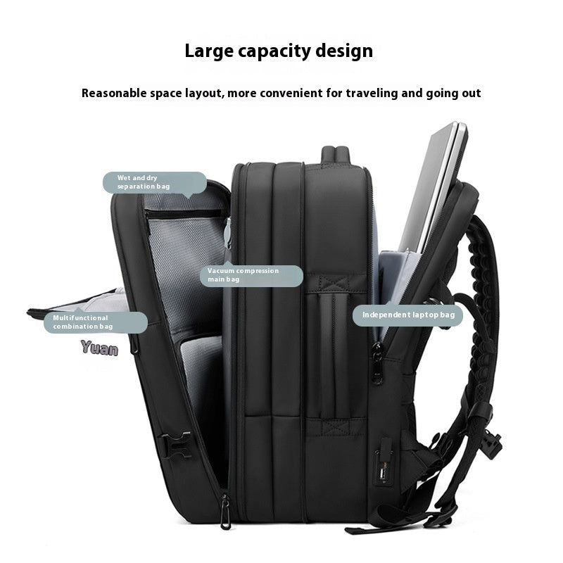 Mochila Multifuncional de Gran Capacidad para Hombres