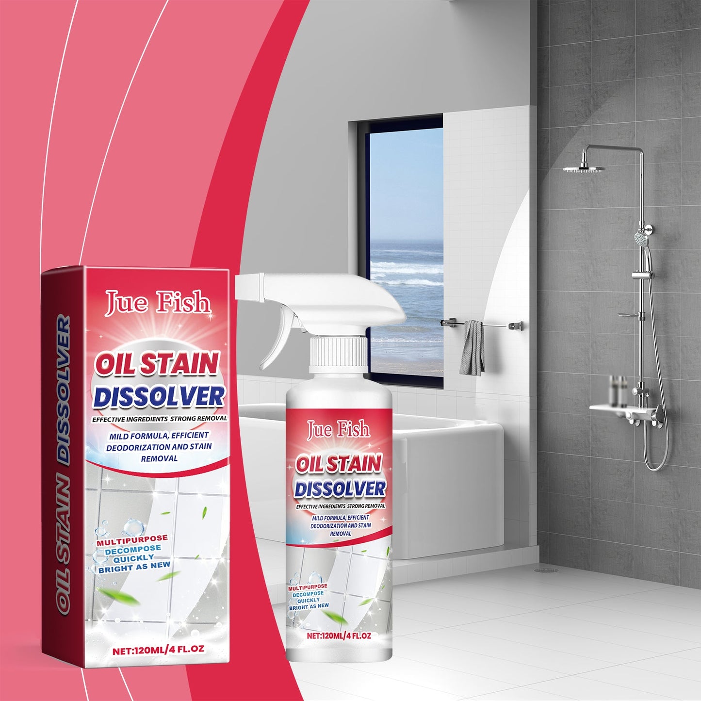 Stain Dissolver, Toilet Tile Toilet Scale Stain Cleaning Multi-Purpose Cleaning Solution - Korvel