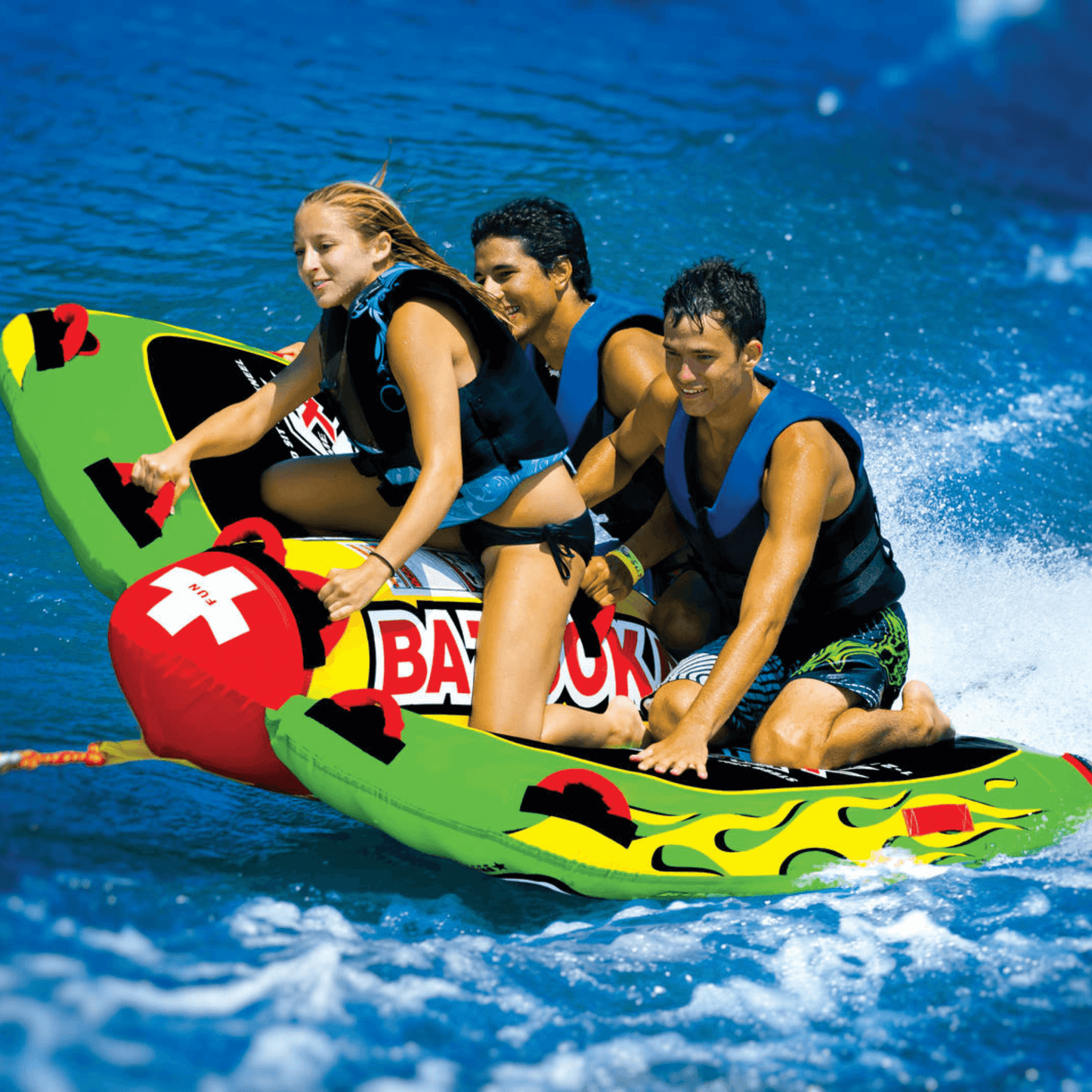 WOW Watersports Big Bazooka Towable Water Tube for 1-4 Riders