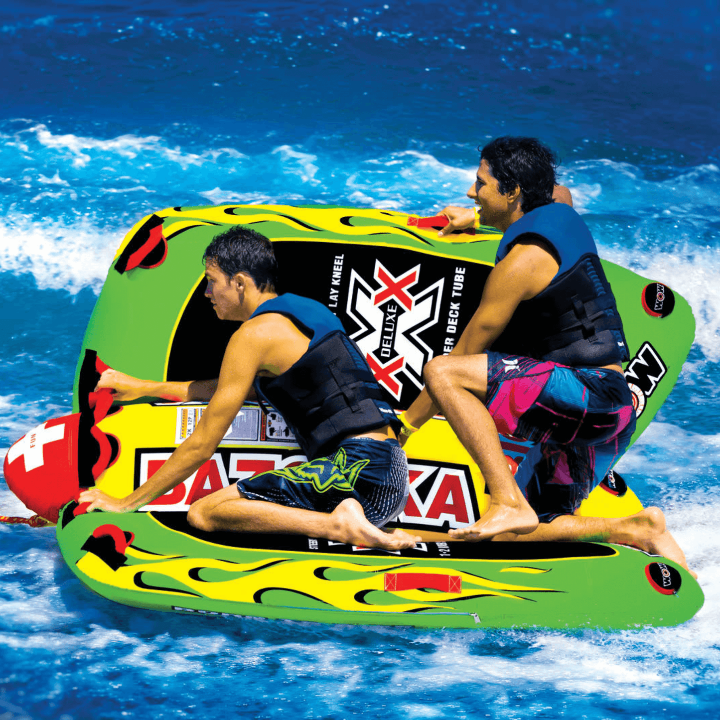WOW Watersports Big Bazooka Towable Water Tube for 1-4 Riders