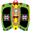 WOW Watersports Big Bazooka Towable Water Tube for 1-4 Riders
