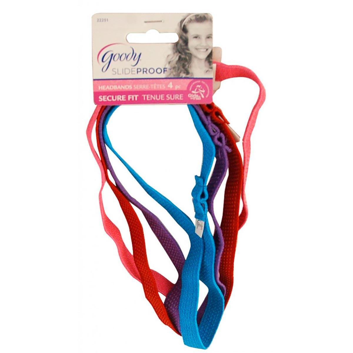 Ensemble de 4 bandeaux en silicone SlideProof de Goody