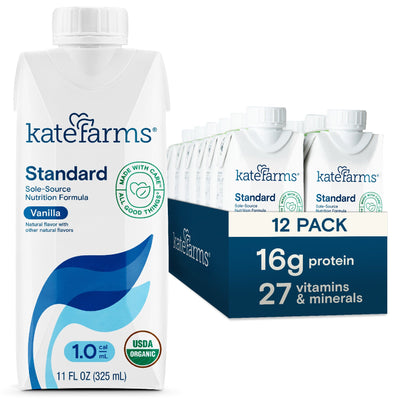 Suplemento Oral de Vainilla Kate Farms Standard 1.0, Cartón de 11 Oz.