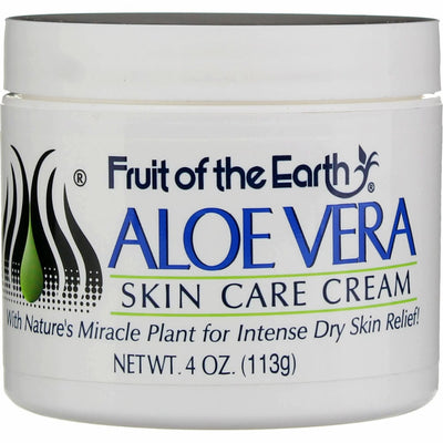Crema para el cuidado de la piel Aloe Vera de Fruit of the Earth - 4 Oz