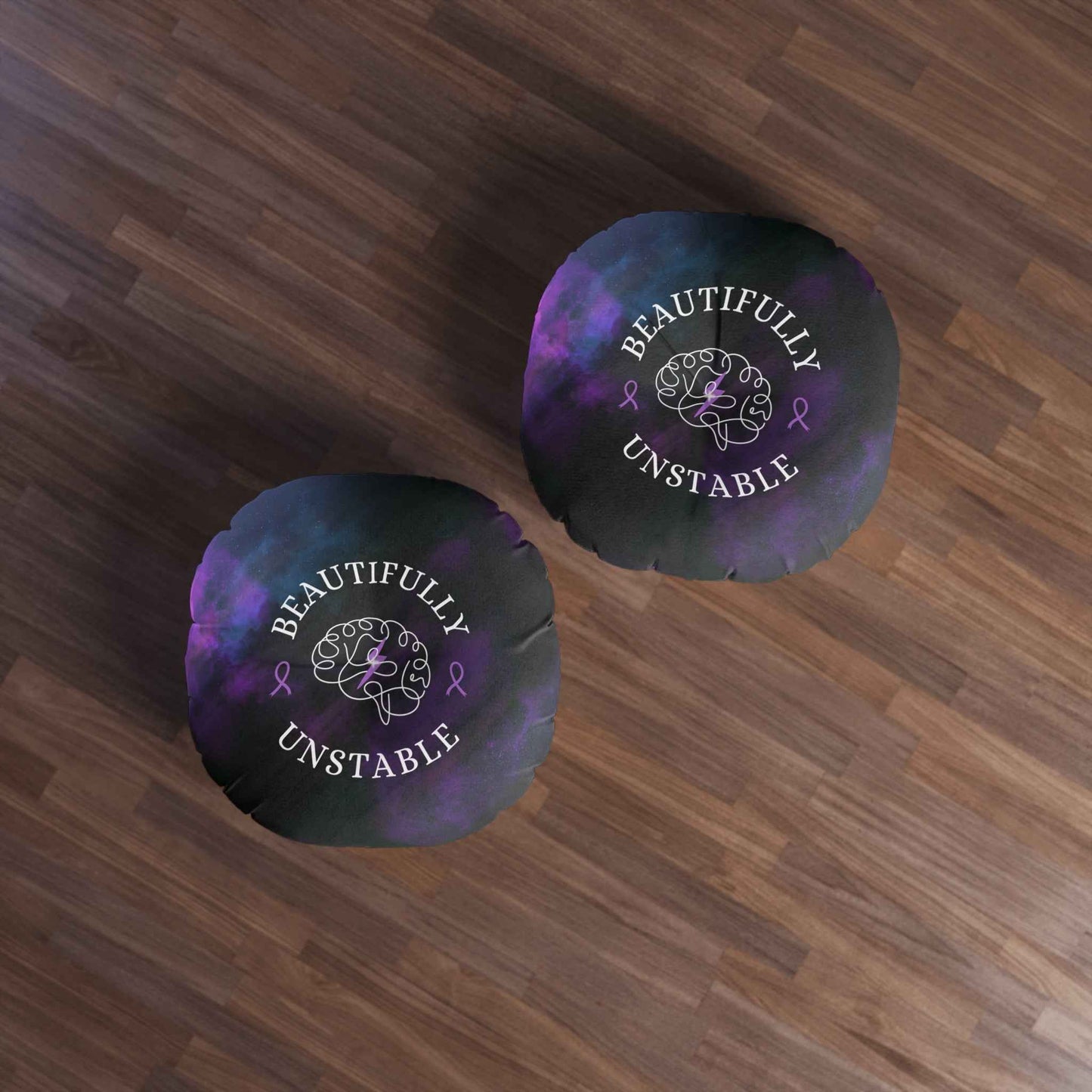 Beautifully Unstable Purple Awareness Floor Pillow
