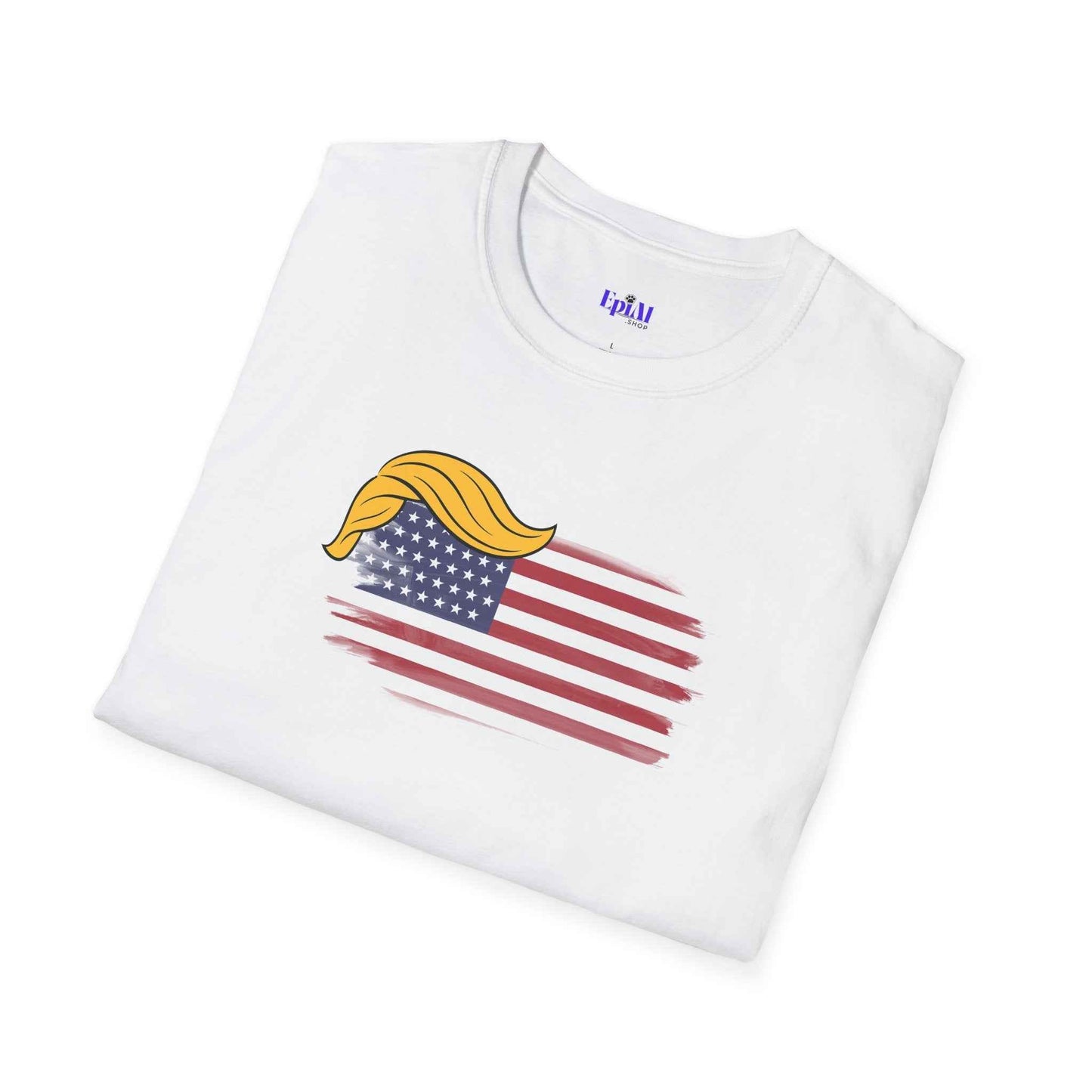Camiseta Parodia Swoop & Stripes – Camiseta Unisex de Algodón Suave