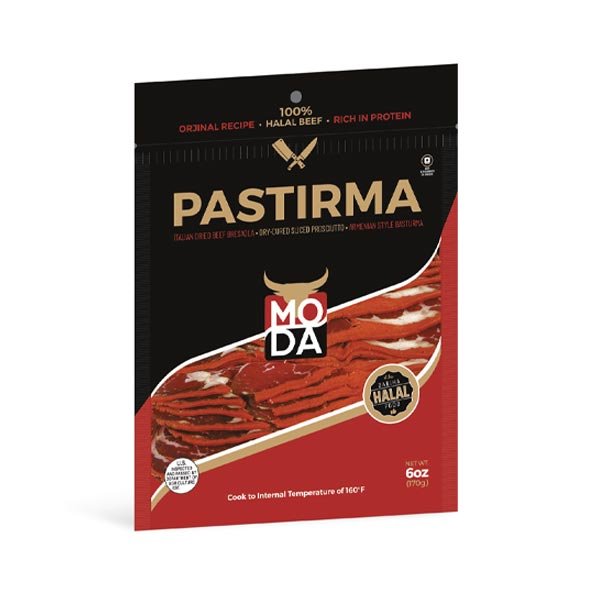Pastirma Deli – Carne de res curada y seca, precortada, 170 g