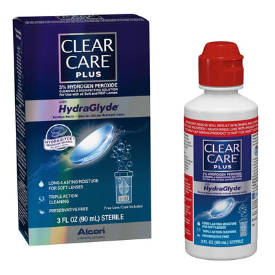 Clear Care Plus with HydraGlyde Cleaning & Disinfecting Solution - 3 fl oz