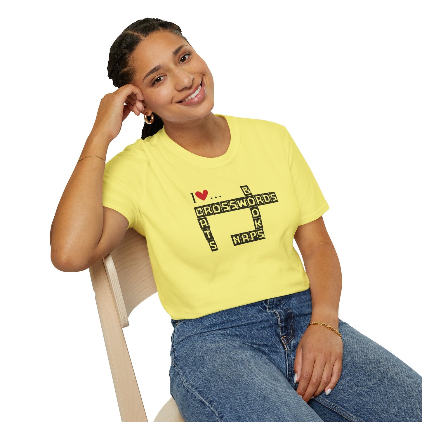 Purrfectly Cozy Crosswords Unisex T-Shirt - Korvel