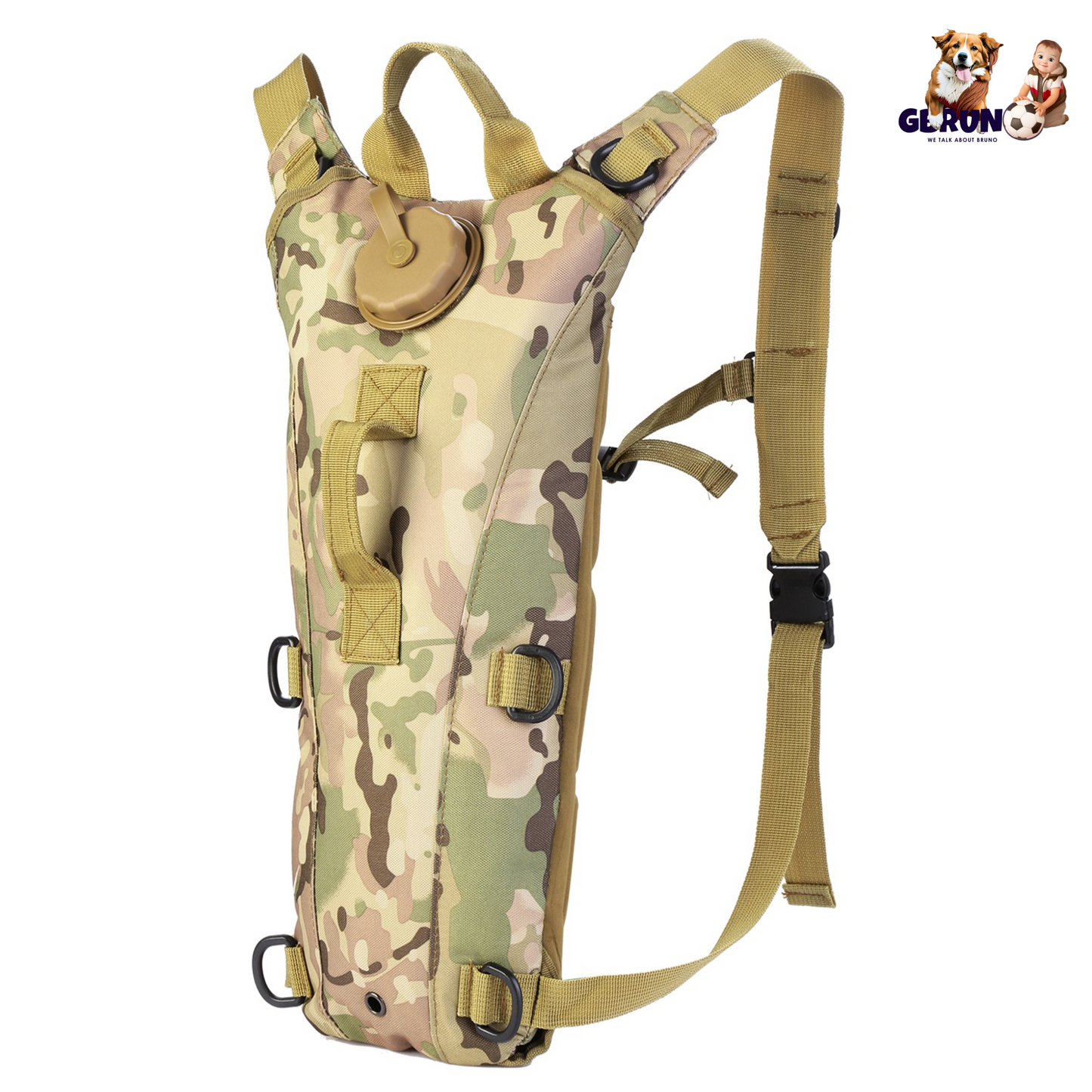 Mochila táctica de hidratación iMounTEK con bolsa de agua de 3L