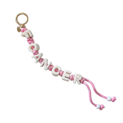 F CANCER ♡ Bag Charm for Awareness