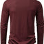 Men's Button Detail Long Sleeve T-Shirt