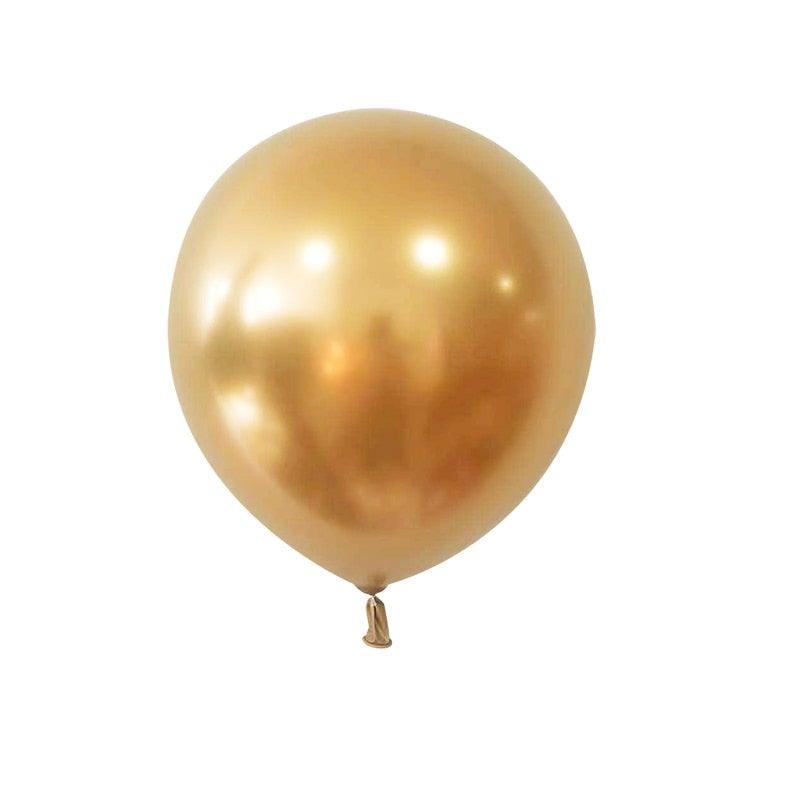 101-Piece Gold and Black Balloon Garland Kit for Celebrations
