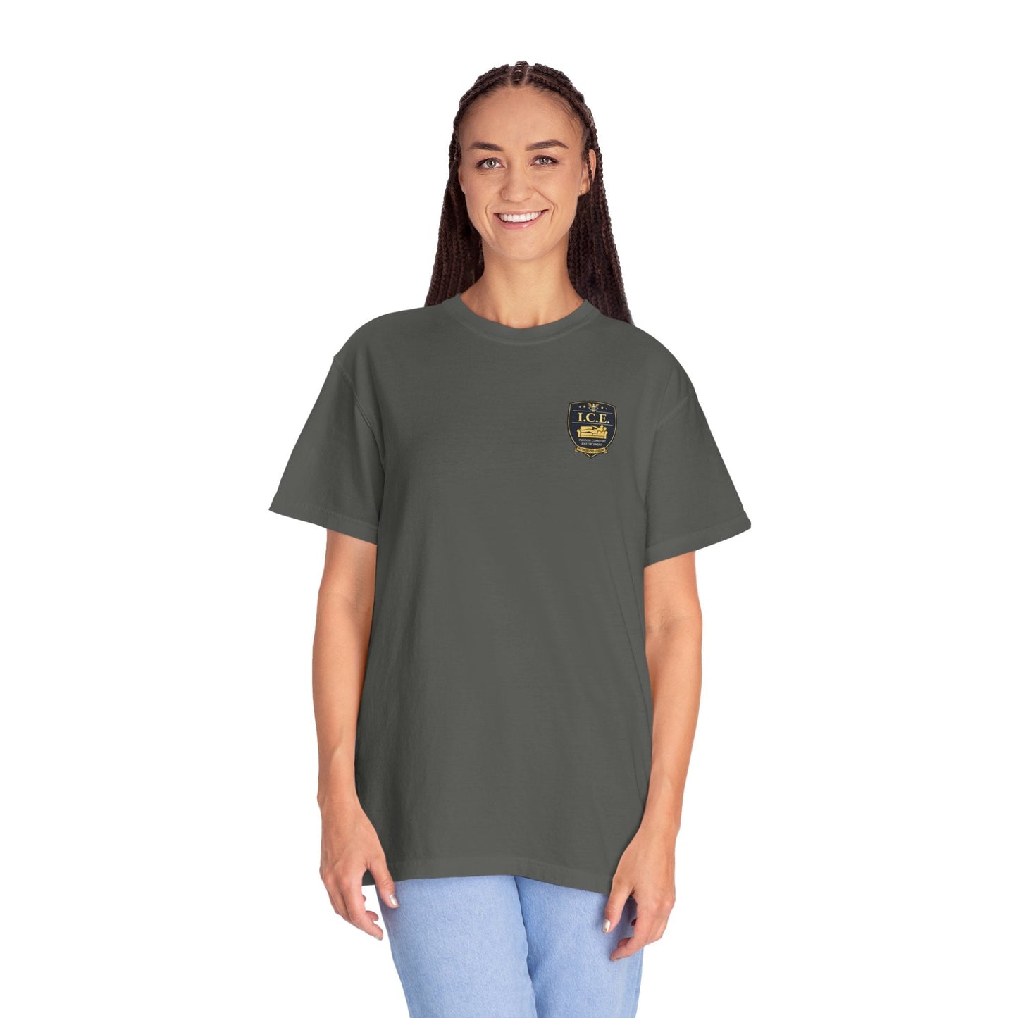 I.C.E. Badge T-Shirt | Institute of Cozy Excellence Tee