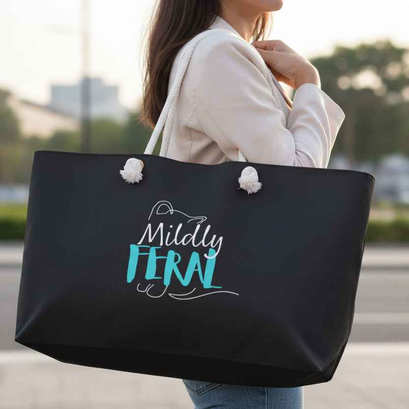 Mildly Feral Weekender Bag - Stylish and Functional