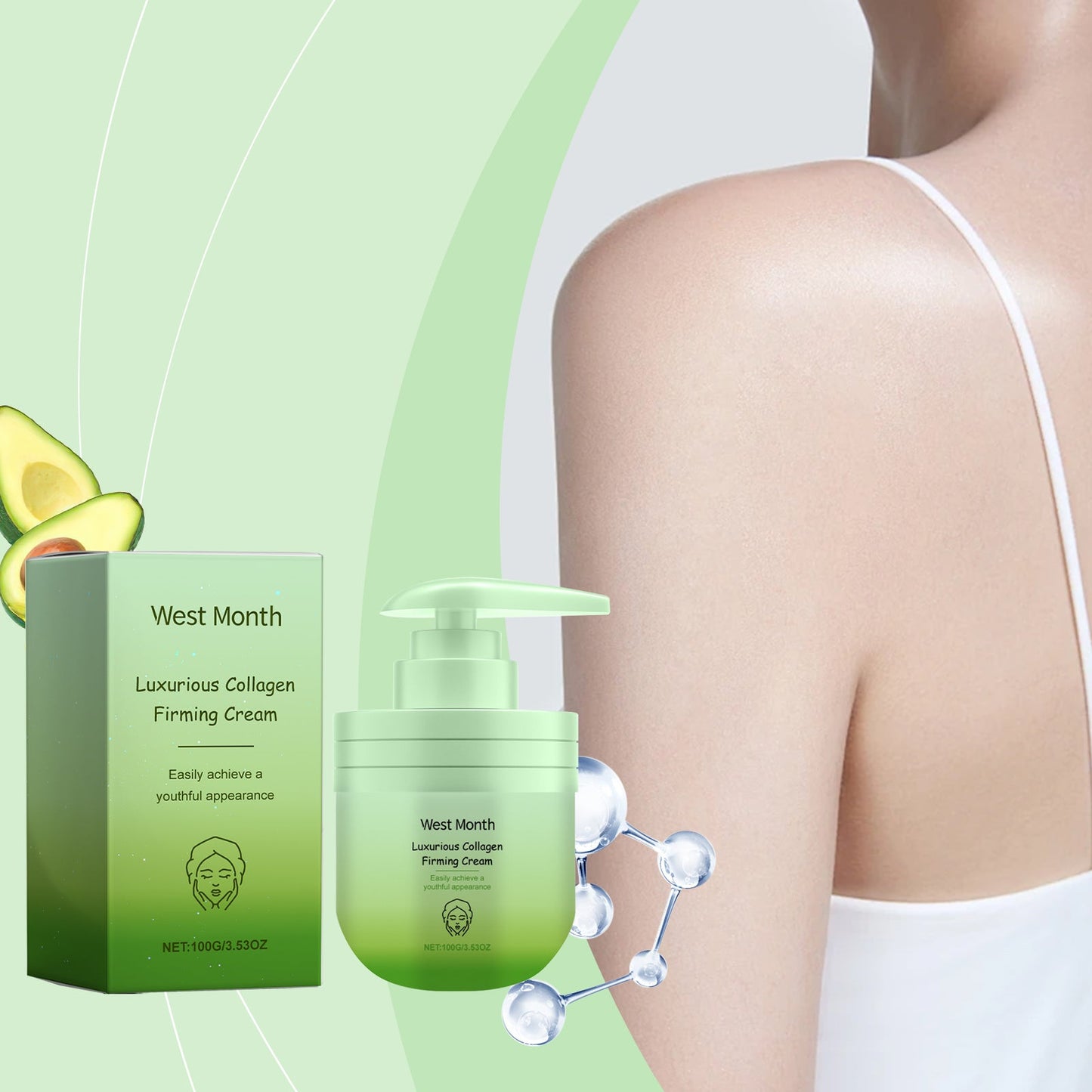 Premium Collagen Body Moisturizer for Hydration and Firmness