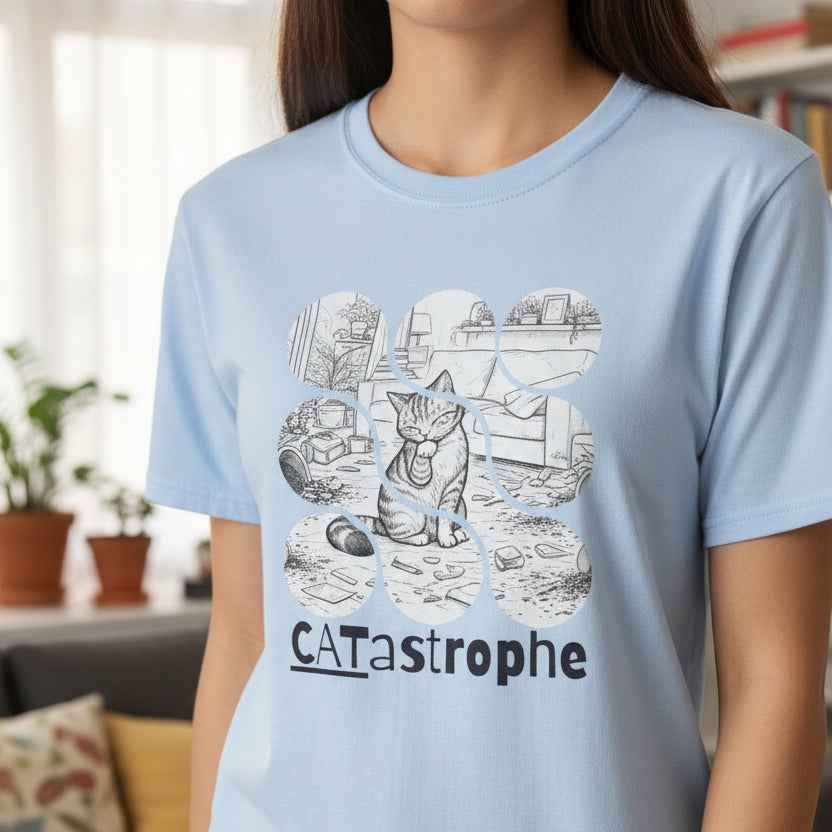 CATastrophe Cat Paw Unisex T-Shirt