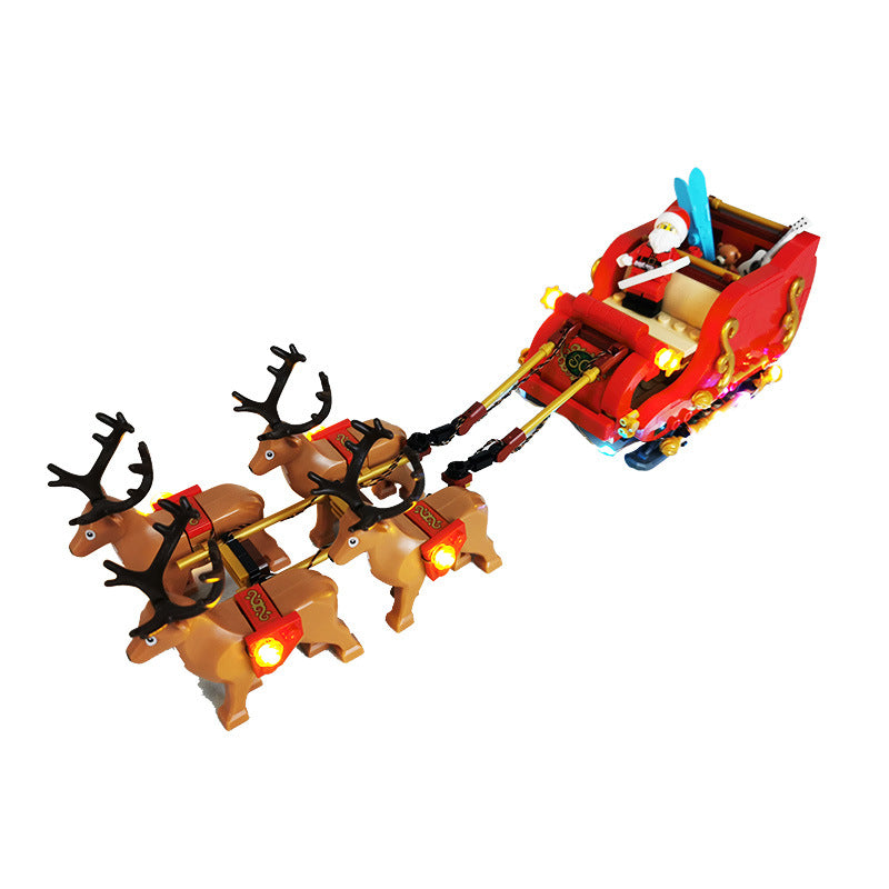 LEGO-Compatible Building Block Lighting for Santa Claus Sled