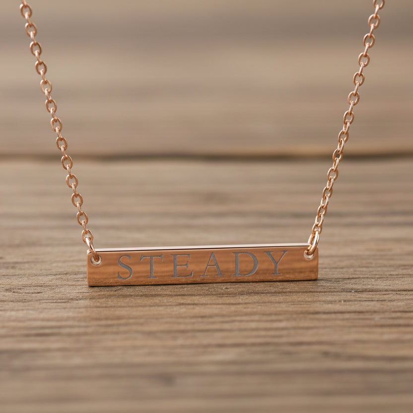 STEADY Bar Necklace – Minimalist Jewelry for Everyday Wear