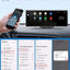 Caméra de tableau de bord miroir 4K 10,26'' avec Carplay et Android Auto