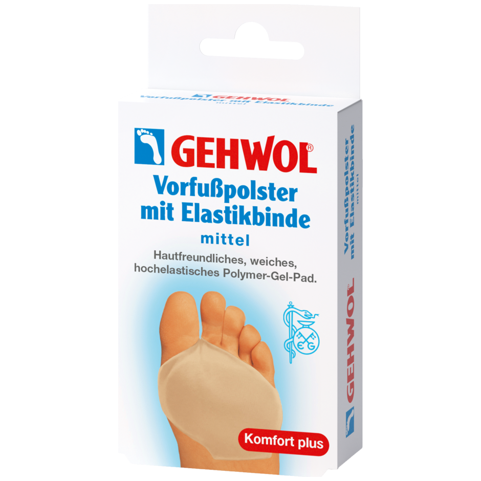 Cojines Metatarsales Gehwol con Vendaje Elástico - 16 Oz