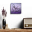 Purr Cat Heart Acrylic Wall Clock – Minimalist Cat Lover Decor