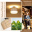 3-Light Semi Flush Mount Ceiling Light Fixture - Boho Rattan Design