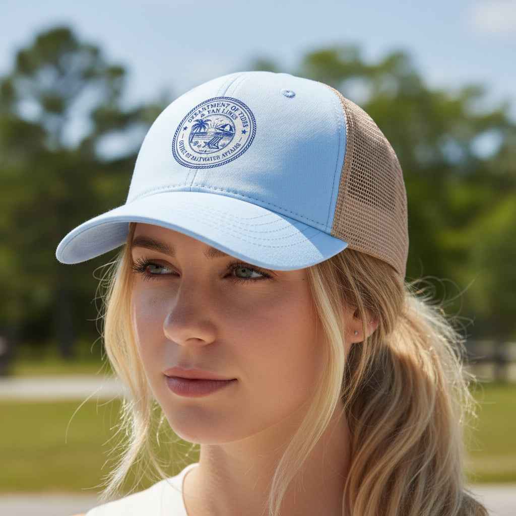 Casquette queue de cheval Department of Tides | Style sans effort pour les journées à la plage