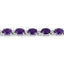 7.98 Carat Genuine Amethyst Sterling Silver Bracelet