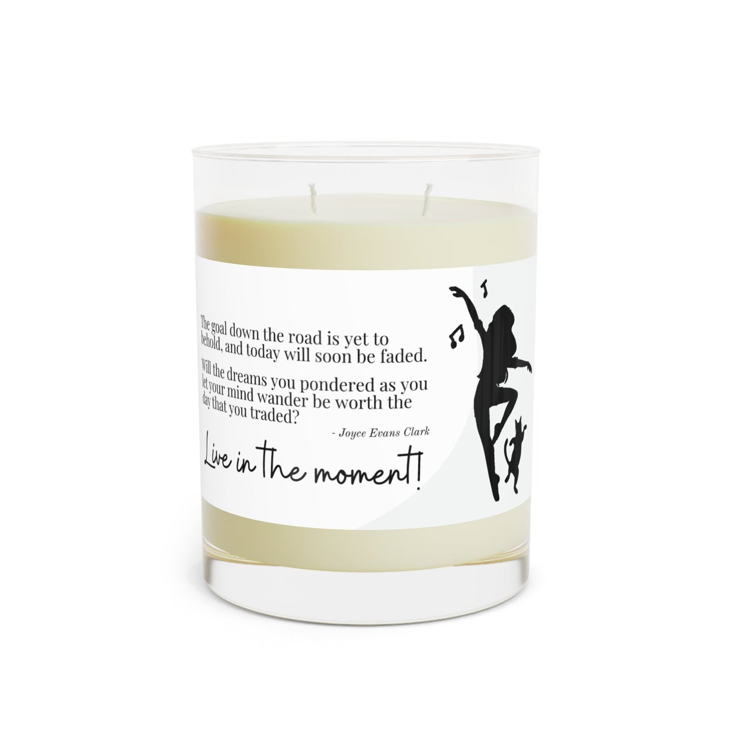 Vela Aromática Vive el Momento - 11oz Vidrio Completo