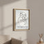 L'impression sur toile Chat Le Monde Peut Attendre
