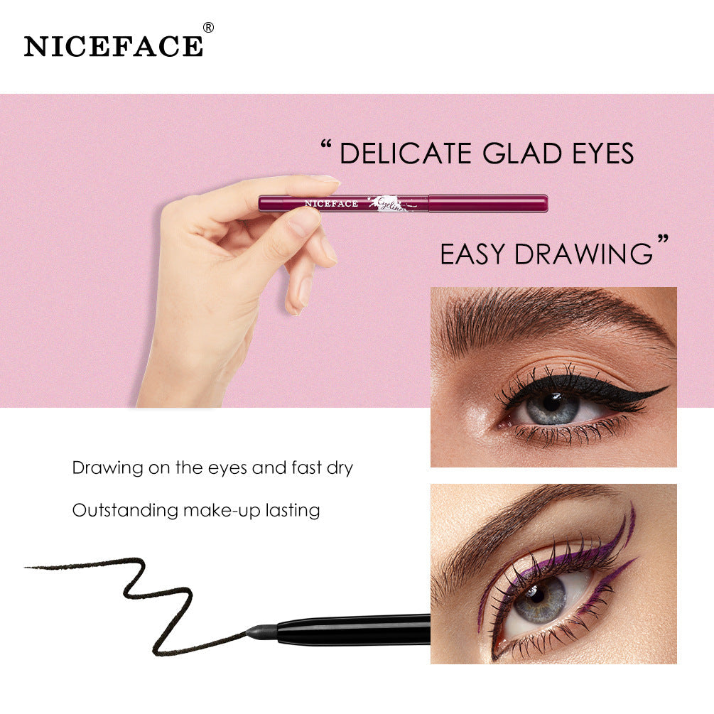NICEFACE6 Color Matte Color Eyeliner Not Easy To Smudge Eyeliner Gel Lip Liner Eye Shadow - Korvel