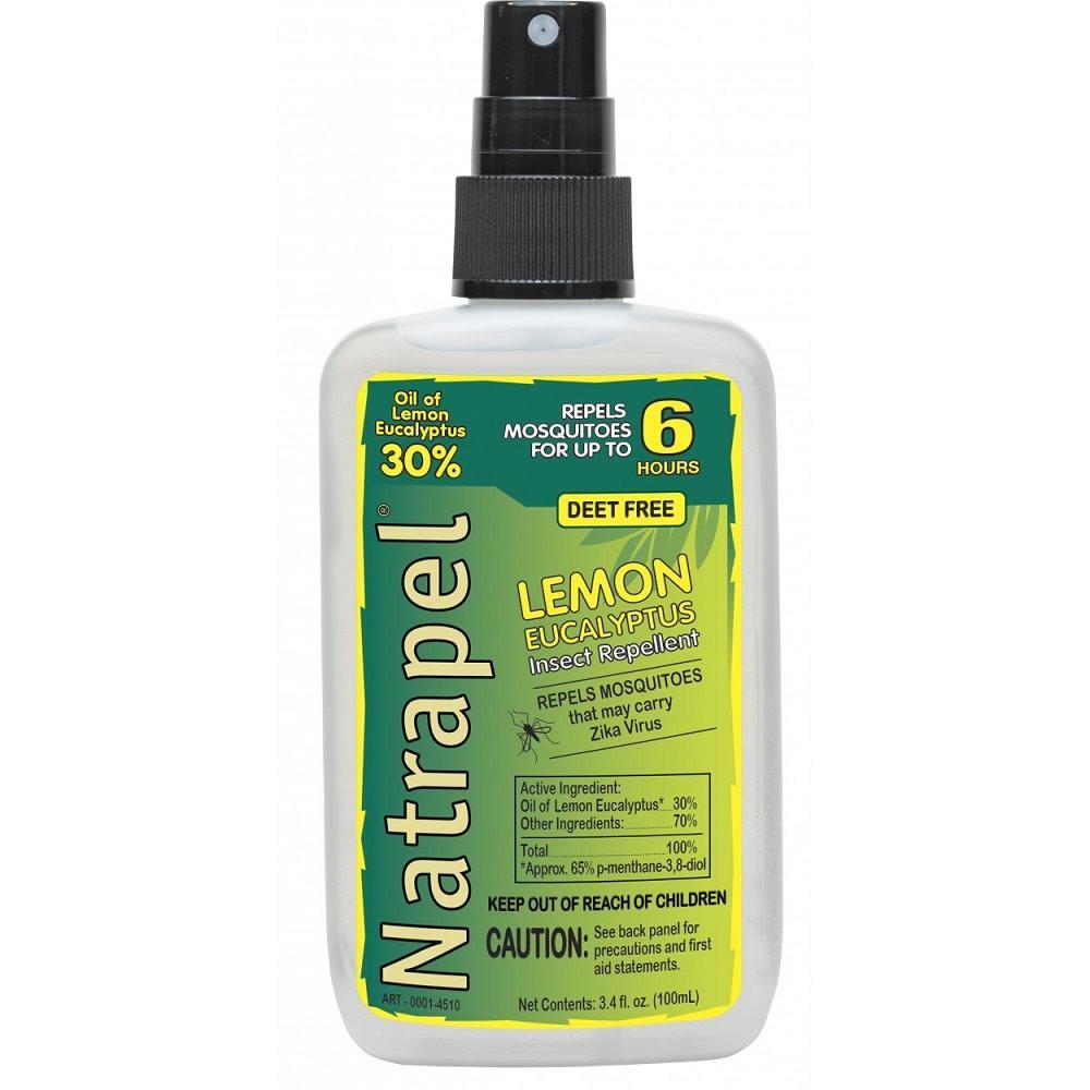 Repelente de Insectos Natrapel de Eucalipto Limón - 3.4 Oz