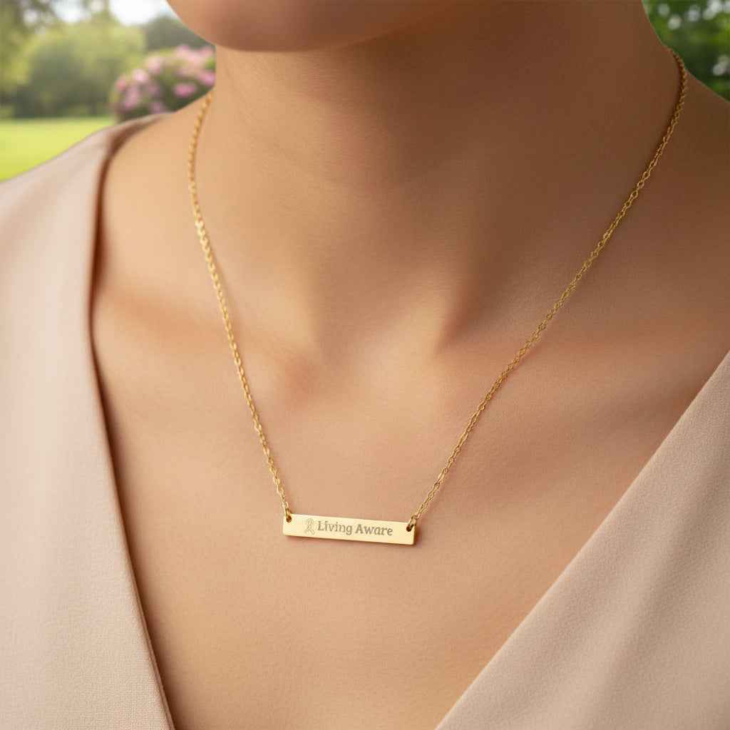 Collar Bar Living Aware – Joyería Minimalista