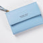 Women's Short Wallet Women's Wallet New Korean Version Small Wallet with Multiple Card Positions - Korvel