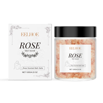 Rose Bath Mineral Salt, Bathe Skin, Clean Surface Scales, Moisturize Skin Care - Korvel