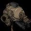 Sidewinder Helmet Lamp with IR and Flashlight Color Light, Strobe Light Head IFF Auxiliary Light for Airsoft Hunting Fishing - Korvel