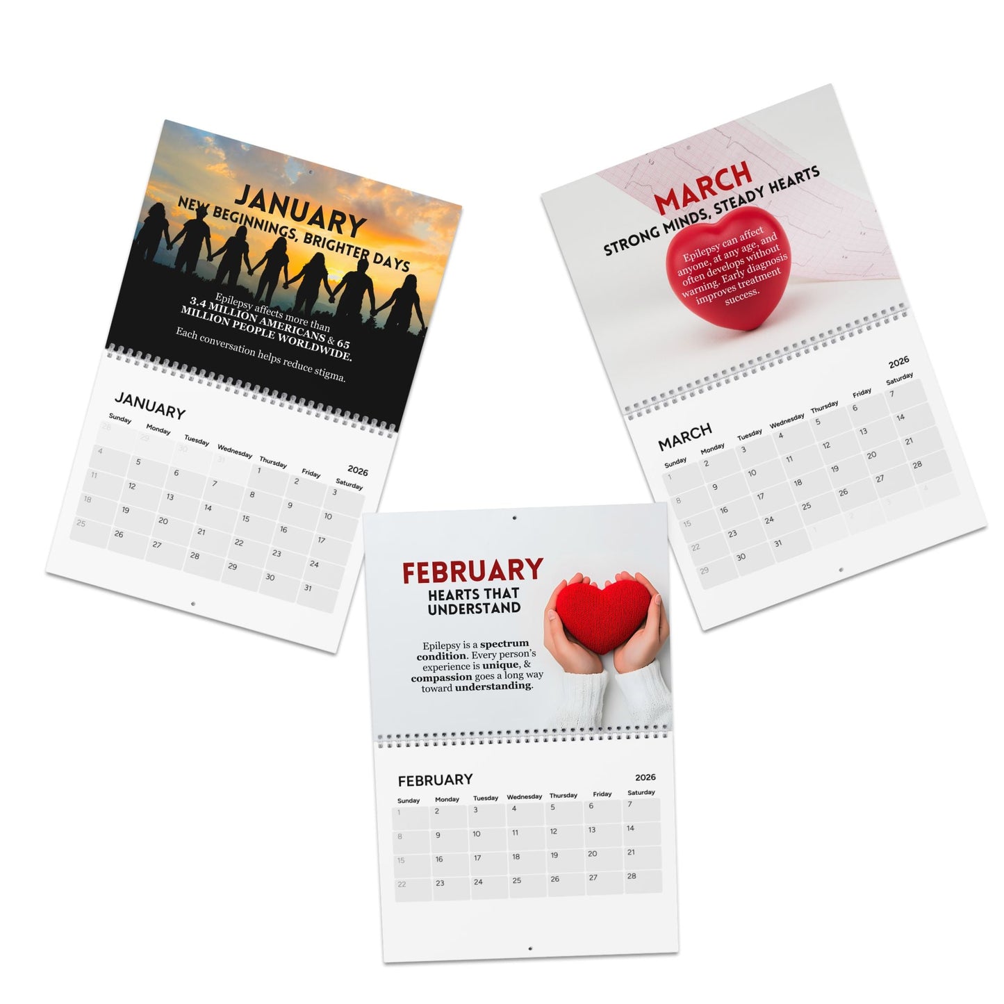 Calendrier de sensibilisation à l'épilepsie 2026 - Saisissez le moment