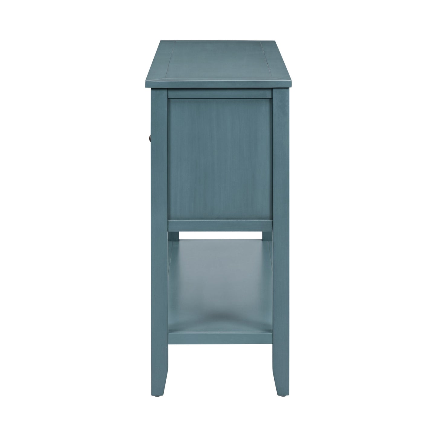 REXM Cambridge Series Retro Console Desk with Storage