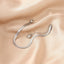 Elegant Blade Chain Bracelet with Heart Pendant for Women