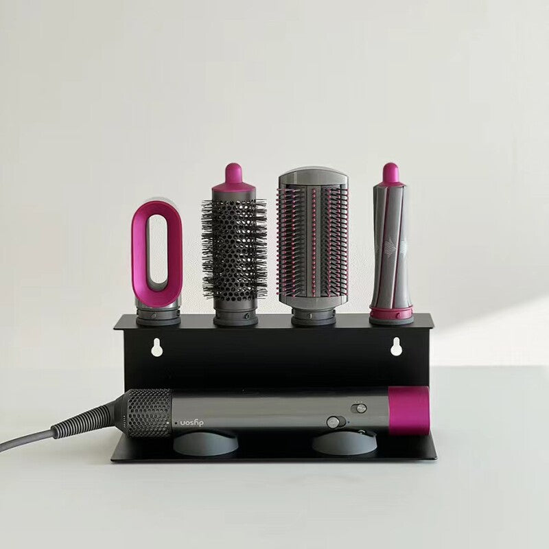Non - Perforated Hair Dryer Holder. Also for Straighteners & Curling Irons. Ideal for Bathroom Sorting - Korvel