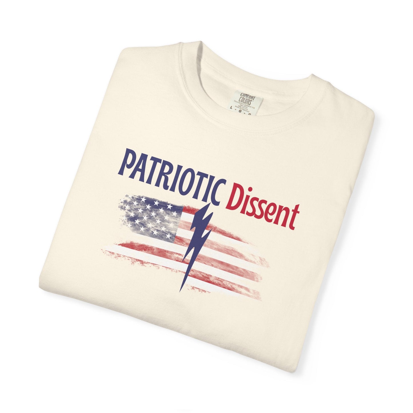 Patriotic Dissent Unisex T-Shirt – American Flag Design