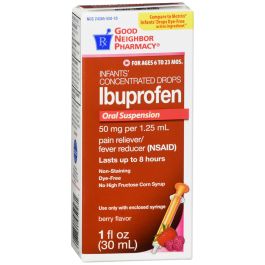 G.n.p. Ibuprofen pour nourrissons à la baie, 1 oz