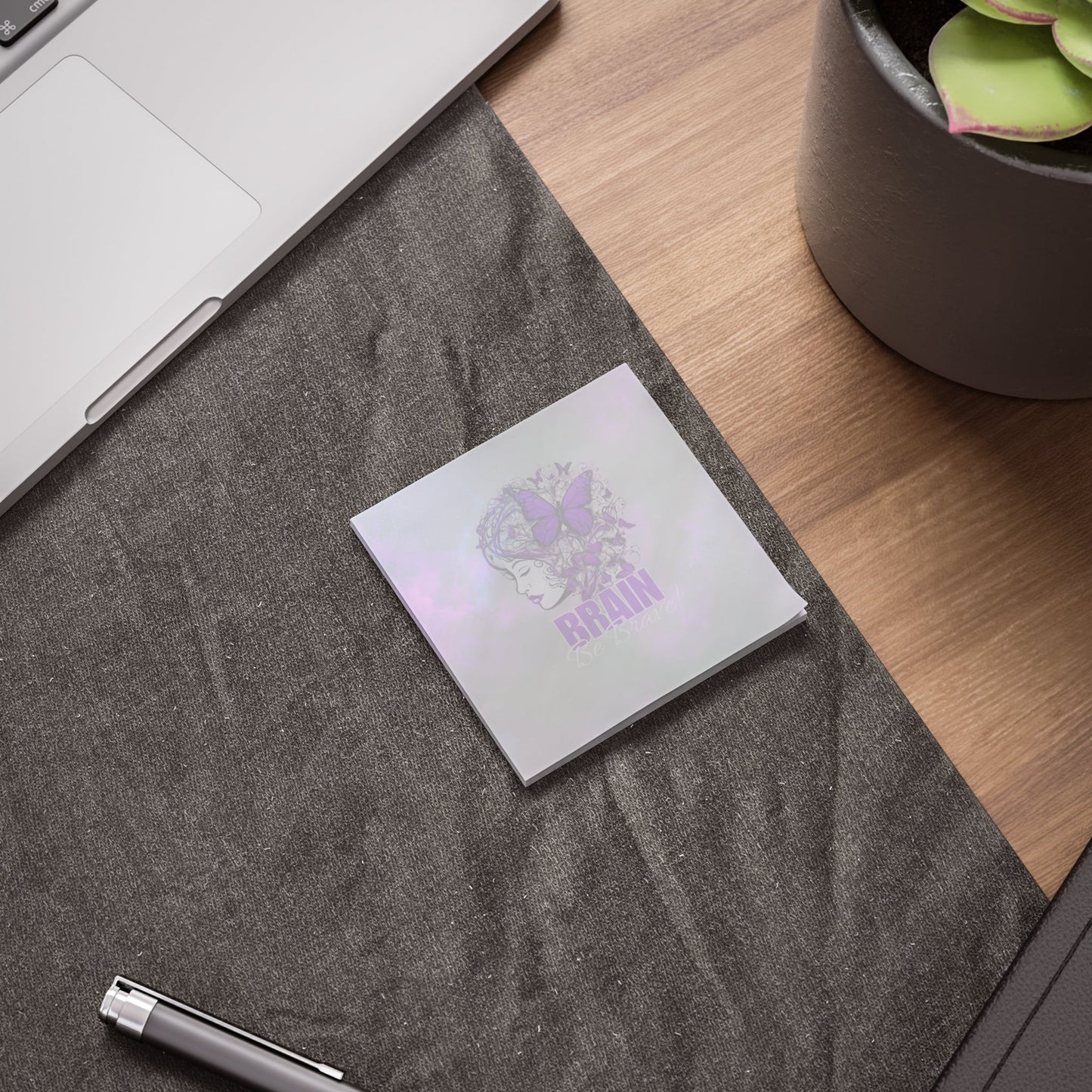 Be Brave Purple Post-it® Note Pads - 50 Sheets - Korvel